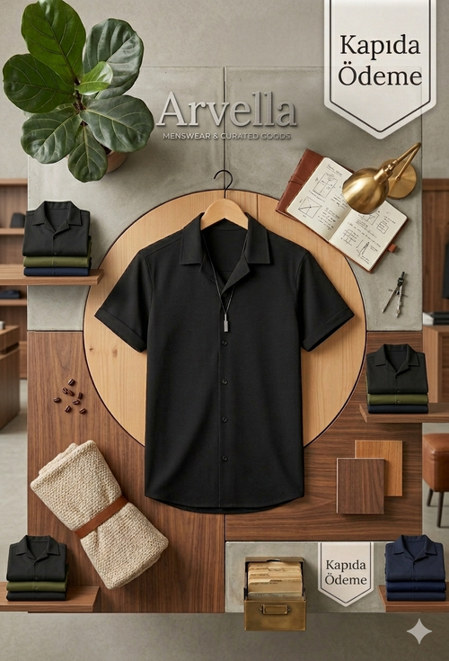 Arvella™ Kısa Kollu Premium Gömlek