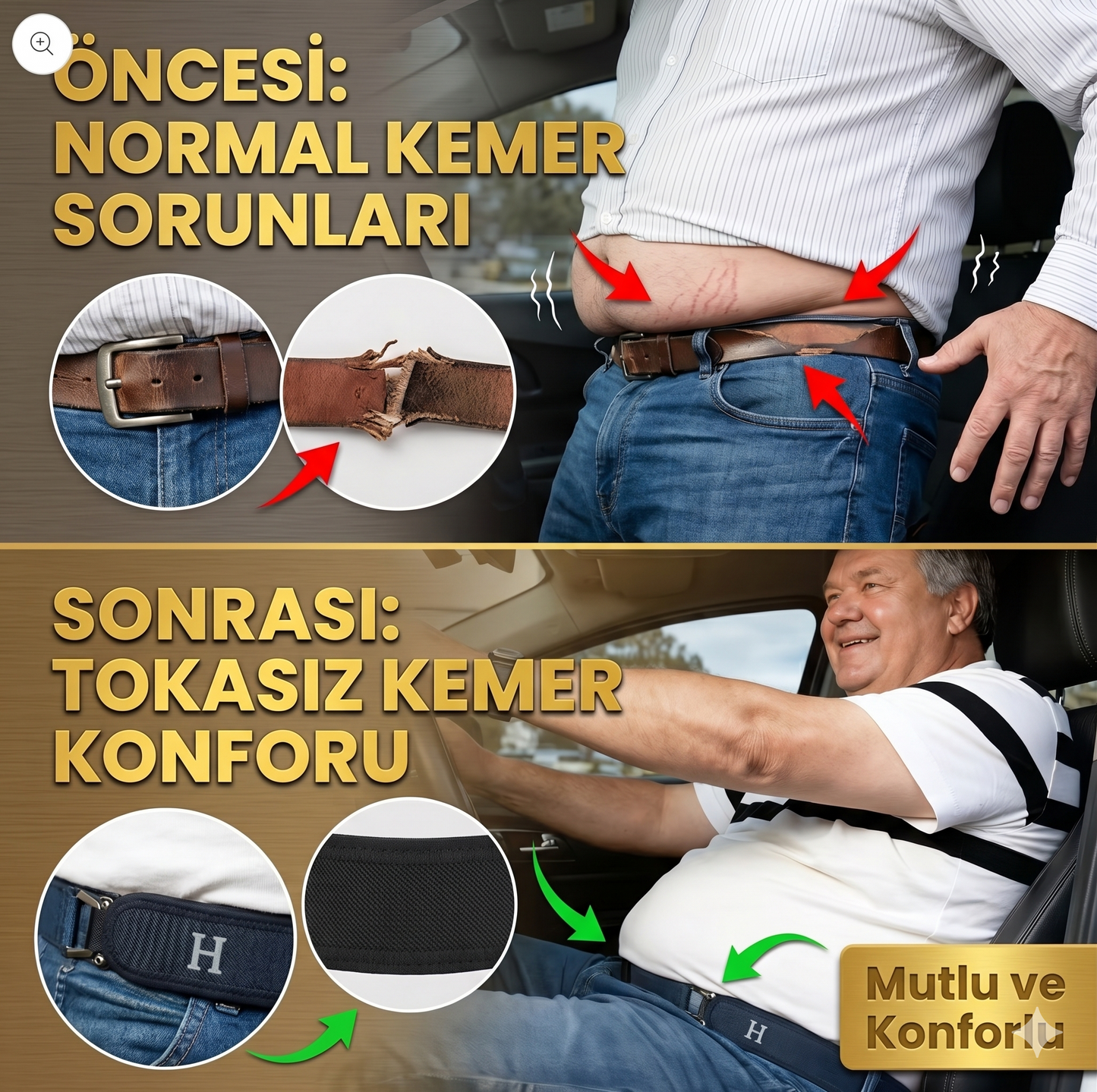 Arvella™ Premium Erkek Kemeri